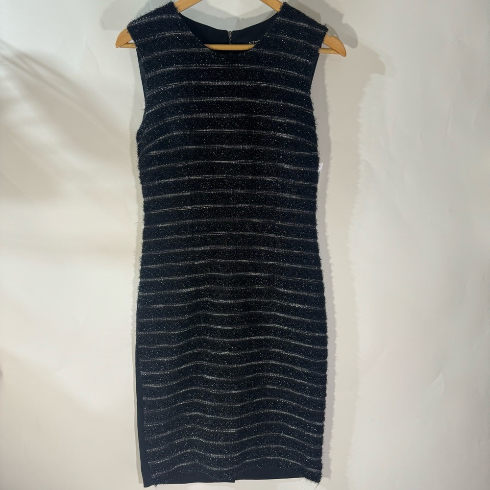 New Nissa Black Sleeveless Midi Dress